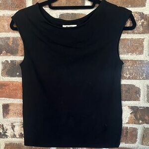 188 Classic Black Sleeveless Top Madewell sz Medium